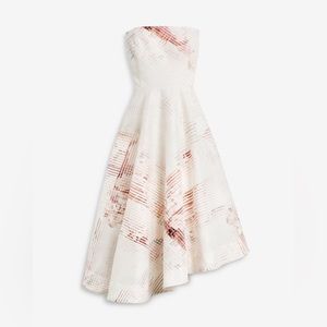 White House Black Market Strapless Fit-And-Flare Dress Size 16